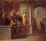 KNUPFER, Nicolaus The Queen of Sheba Before Solomon oil on canvas